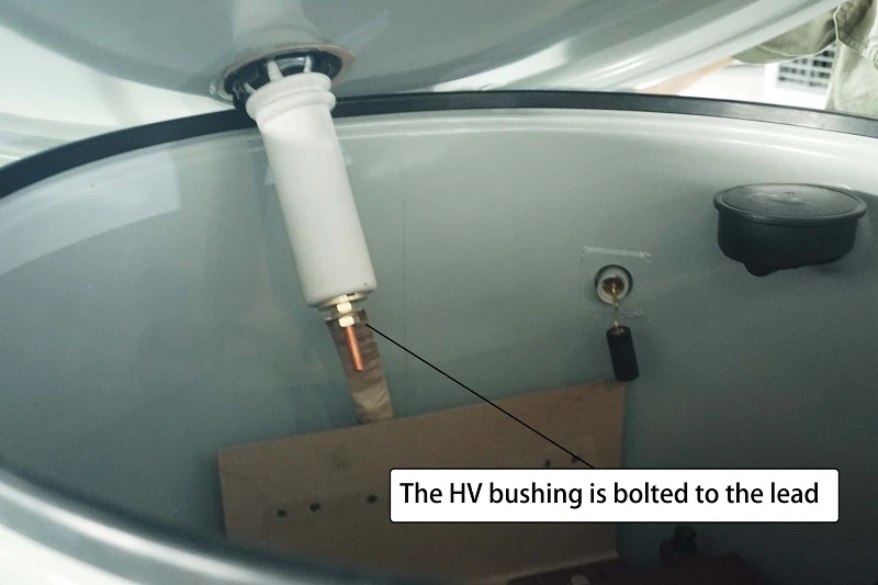 Single-Phase Transformer Coil Installation Inside