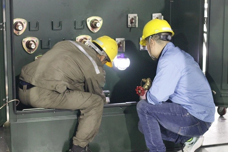 Pad-Mounted Transformer Valve Installation